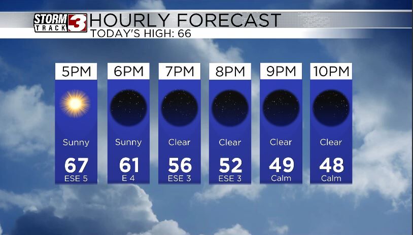 Hourly forecast